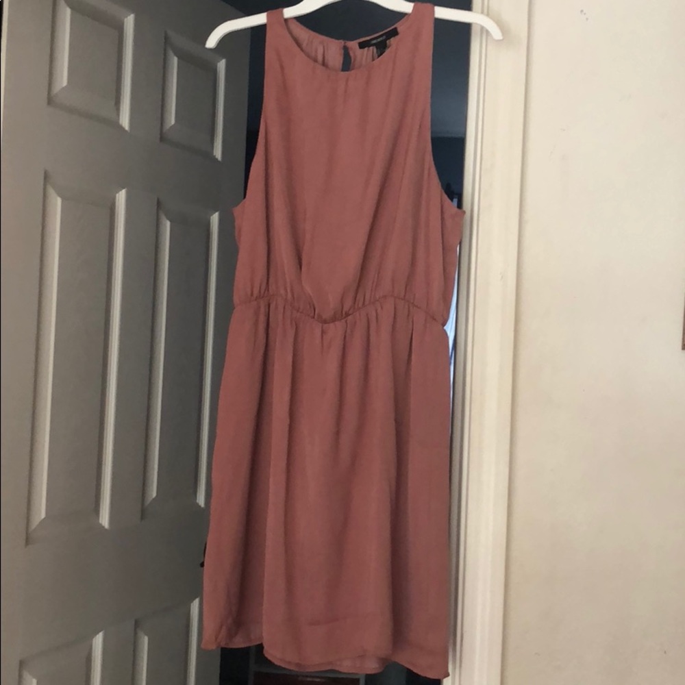 Dark pink dress